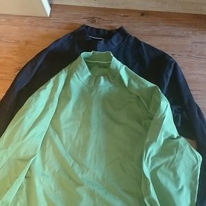 2 Izod Mock Turtle Necks